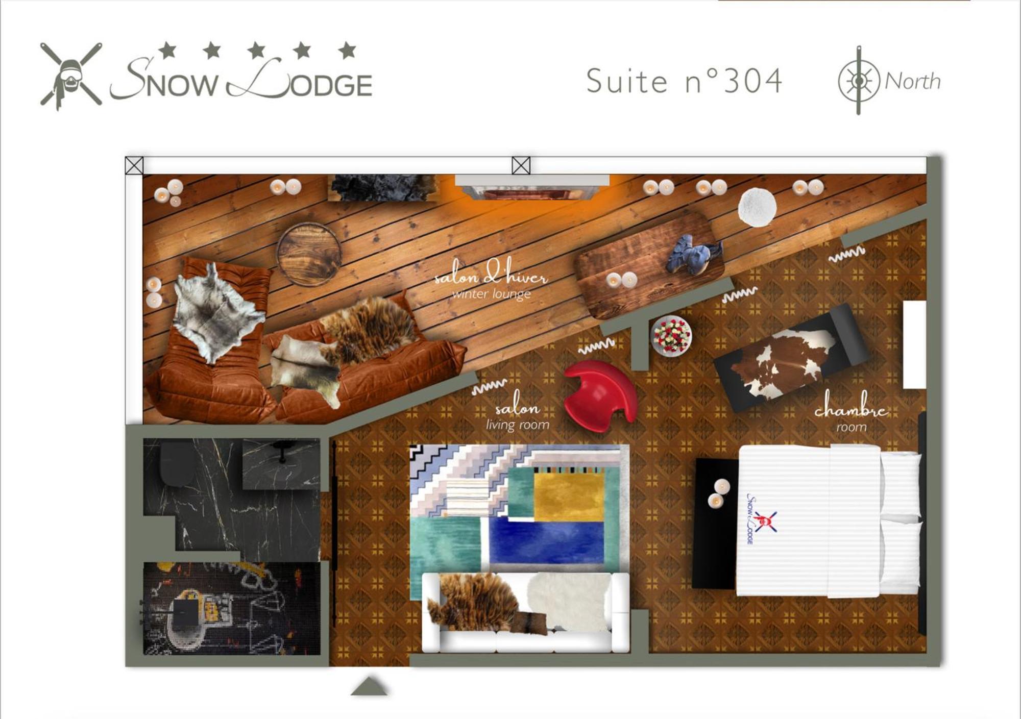 Snow Lodge Hotel Courchevel 1850 Kültér fotó