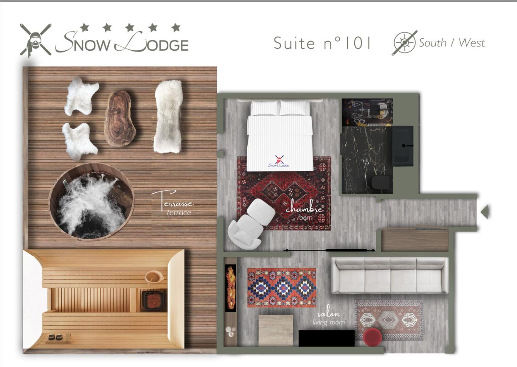 Snow Lodge Hotel Courchevel 1850 Kültér fotó