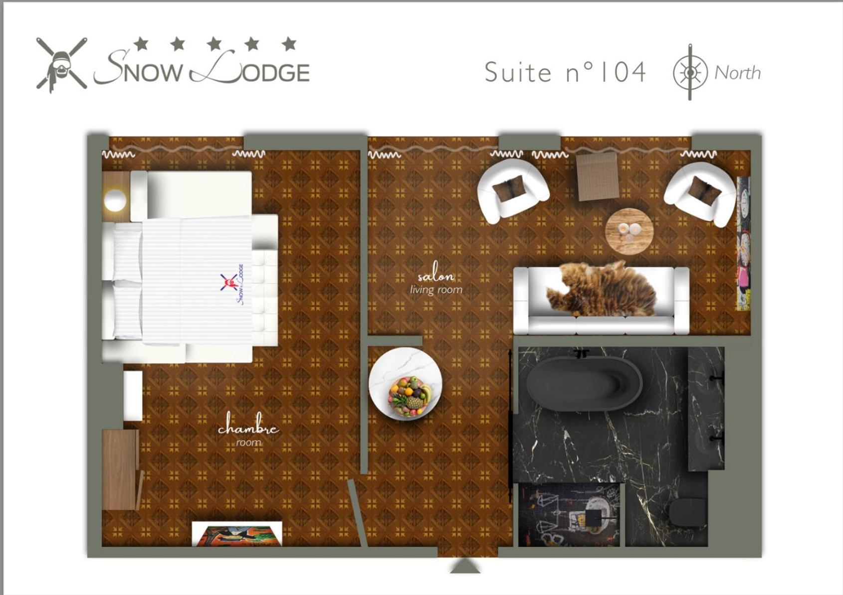 Snow Lodge Hotel Courchevel 1850 Kültér fotó