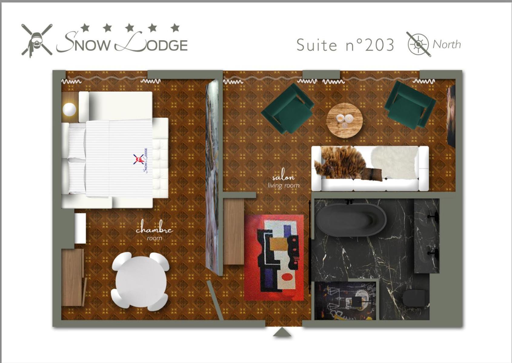 Snow Lodge Hotel Courchevel 1850 Kültér fotó